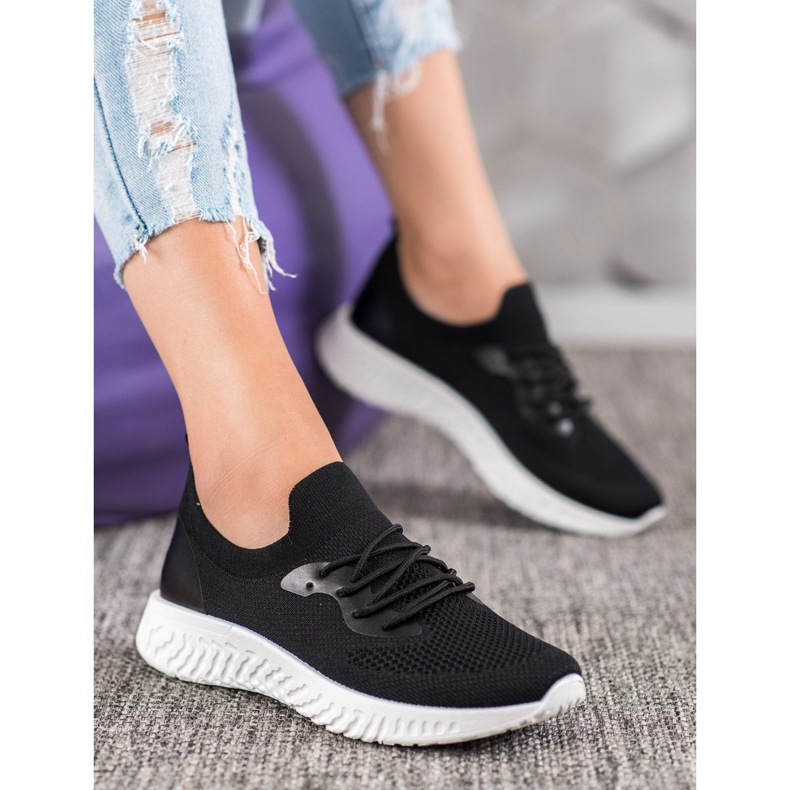 SHELOVET Chaussures de sport décontractées noir 1