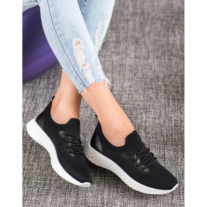 SHELOVET Chaussures de sport décontractées noir 2