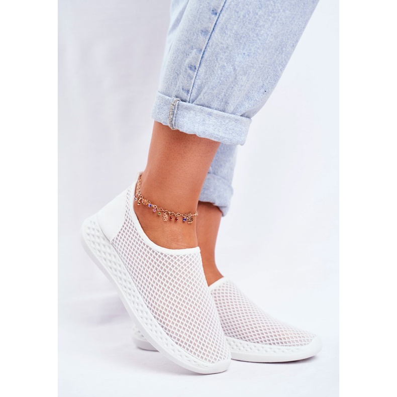 SEA Chaussures Sport Slip-on Femme Blanc Gestacio 1