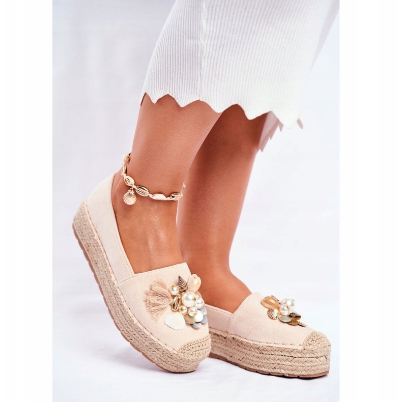 PS1 Espadrilles Femme Sur Plateforme En Lin Denver Beige 1 PS1 Espadrilles Femme Sur Plateforme En Lin Denver Beige 1