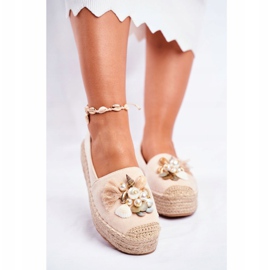 PS1 Espadrilles Femme Sur Plateforme En Lin Denver Beige 2 PS1 Espadrilles Femme Sur Plateforme En Lin Denver Beige 2