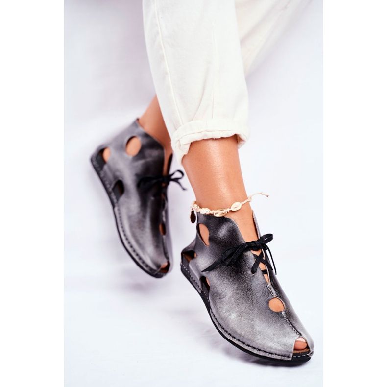 Chaussures Richelieu Femme Maciejka Popiel 03426-03 gris 2