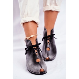 Chaussures Richelieu Femme Maciejka Popiel 03426-03 gris 1