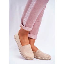 NEWS Espadrilles Femme Beige Lapu Lapu Slip-On 1