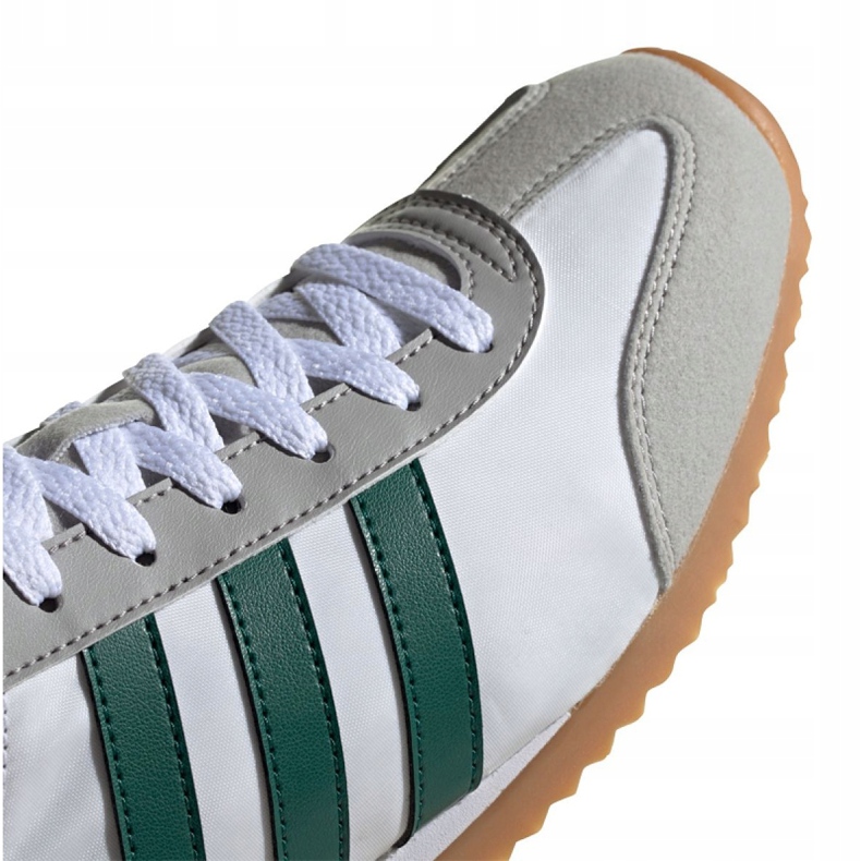 Adidas Vs Jog M FX0091 chaussures blanche gris vert 1