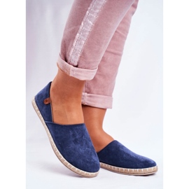 NEWS Espadrilles Femme Bleu Marine Vulcan Slip-On 1
