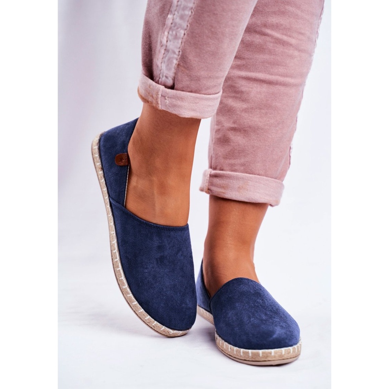 NEWS Espadrilles Femme Bleu Marine Vulcan Slip-On 2