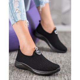 SHELOVET Chaussures de sport ajourées le noir 1 SHELOVET Chaussures de sport ajourées le noir 1