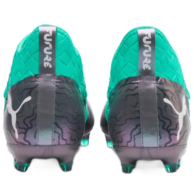 Chaussures de football Puma Future 2.3 Netfit Fg Ag Color Shift M 104832 01 vert 4