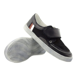 Chaussures de sport en cuir Bartek 28369 bleu 4