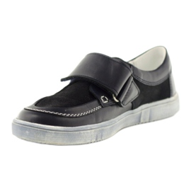 Chaussures de sport en cuir Bartek 28369 bleu 2