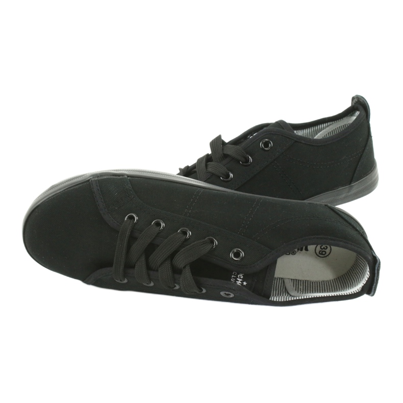 American Club Baskets baskets américaines pour femmes le noir 4 American Club Baskets baskets américaines pour femmes le noir 4