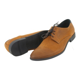 Pilpol Chaussures en cuir masculin 1730 marron brun 4