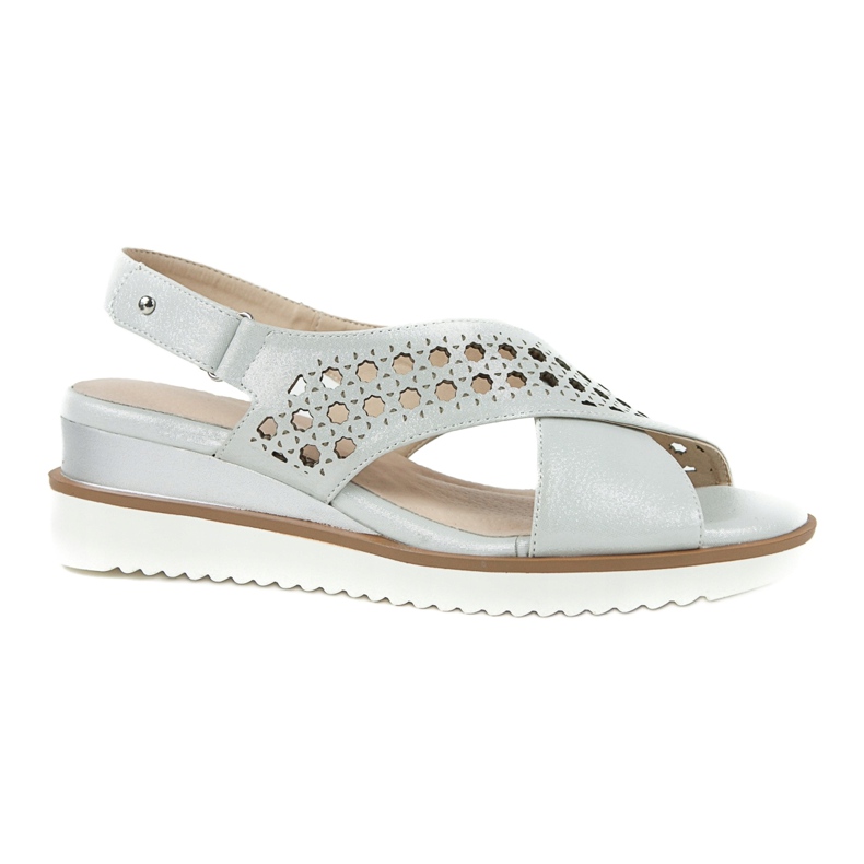 M.Daszyński Sandales en argent sur un coin Daszyński 1838 gris 6