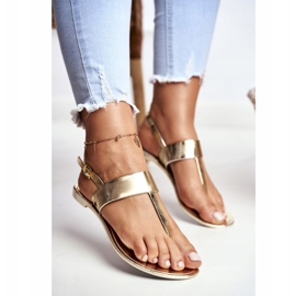 Lu Boo | Sandales dorées miroir Nora II-GAT d'or 1 Lu Boo | Sandales dorées miroir Nora II-GAT d'or 1