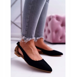 Lu Boo Ballerine En Suède Spitz Noir Better le noir 1