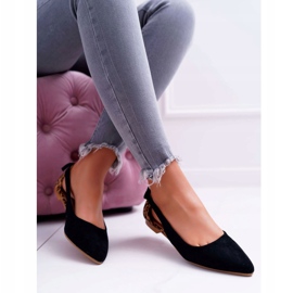 Lu Boo Ballerine En Suède Spitz Noir Better le noir 3