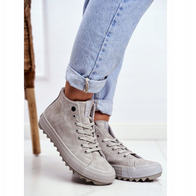 Baskets Femme Big Star High Warm Gris GG274070 1