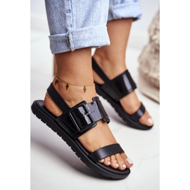 Sandales Femme Caoutchouc Parfumé ZAXY Noir DD285051 le noir 2 Sandales Femme Caoutchouc Parfumé ZAXY Noir DD285051 le noir 2