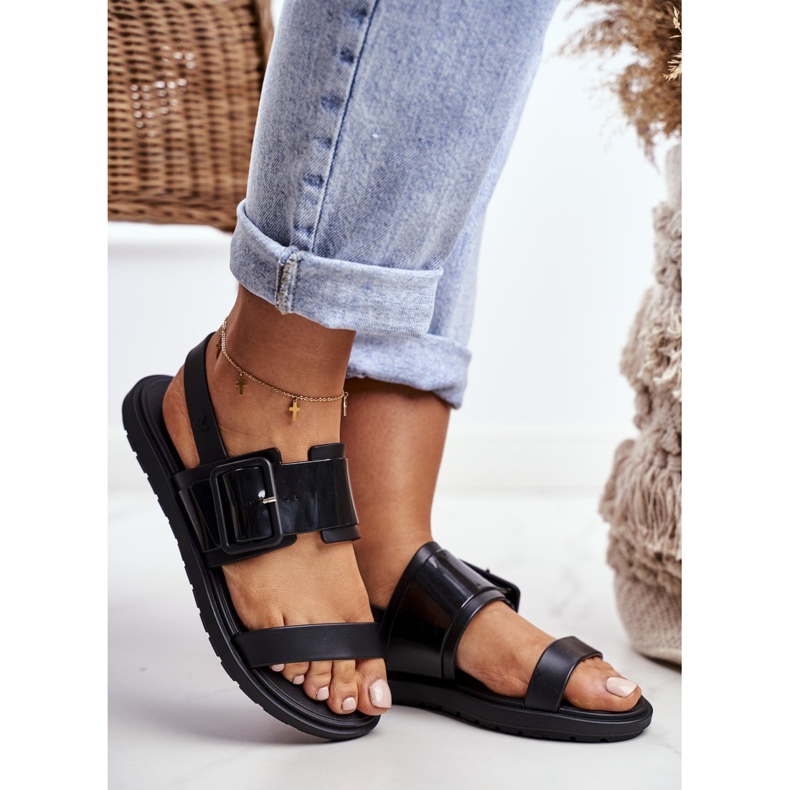 Sandales Femme Caoutchouc Parfumé ZAXY Noir DD285051 le noir 1 Sandales Femme Caoutchouc Parfumé ZAXY Noir DD285051 le noir 1