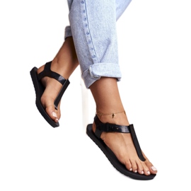 Sandales en caoutchouc parfumées pour femmes ZAXY Noir DD285039 2