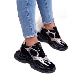 Chaussures de sport pour femmes Big Star de Daniel Lopez noir et or FF274A524 jaune 1