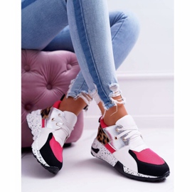 Chaussures De Sport Femme Lu Boo Avec Motif Léopard Blanc Malibu blanche le noir rose argent 2 Chaussures De Sport Femme Lu Boo Avec Motif Léopard Blanc Malibu blanche le noir rose argent 2