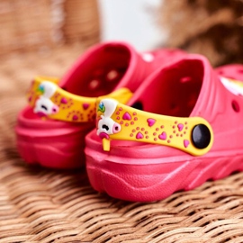 PB2 Chaussons Enfant Foam Crocs Licorne Rose Lily jaune 4