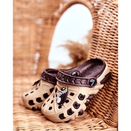Avion Crocs Marron Mousse Enfant Marron Donald brun 1