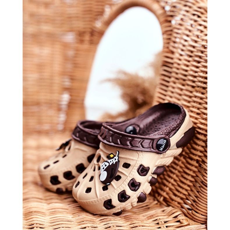 Avion Crocs Marron Mousse Enfant Marron Donald brun 1