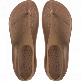 Crocs Serena Flip W 205468 860 brun 1