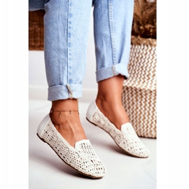 Ballerines Femme Lu Boo Tressé Blanc 4Ever blanche 1