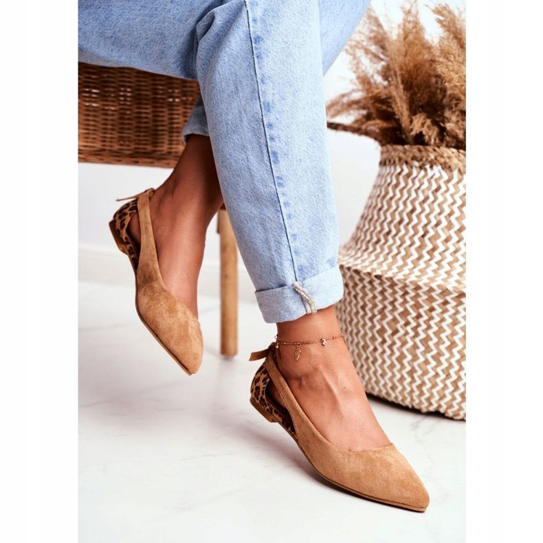 Lu Boo Ballerine En Daim Spitz Camel Better brun 2