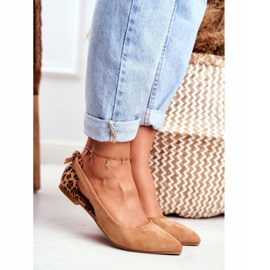 Lu Boo Ballerine En Daim Spitz Camel Better brun 4