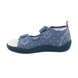 American Club Sandales américaines chaussures pour enfants semelle intérieure en cuir TEN28 rouge bleu jaune 1