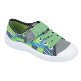 Chaussures pour enfants Befado 251Y148 gris multicolore vert 1