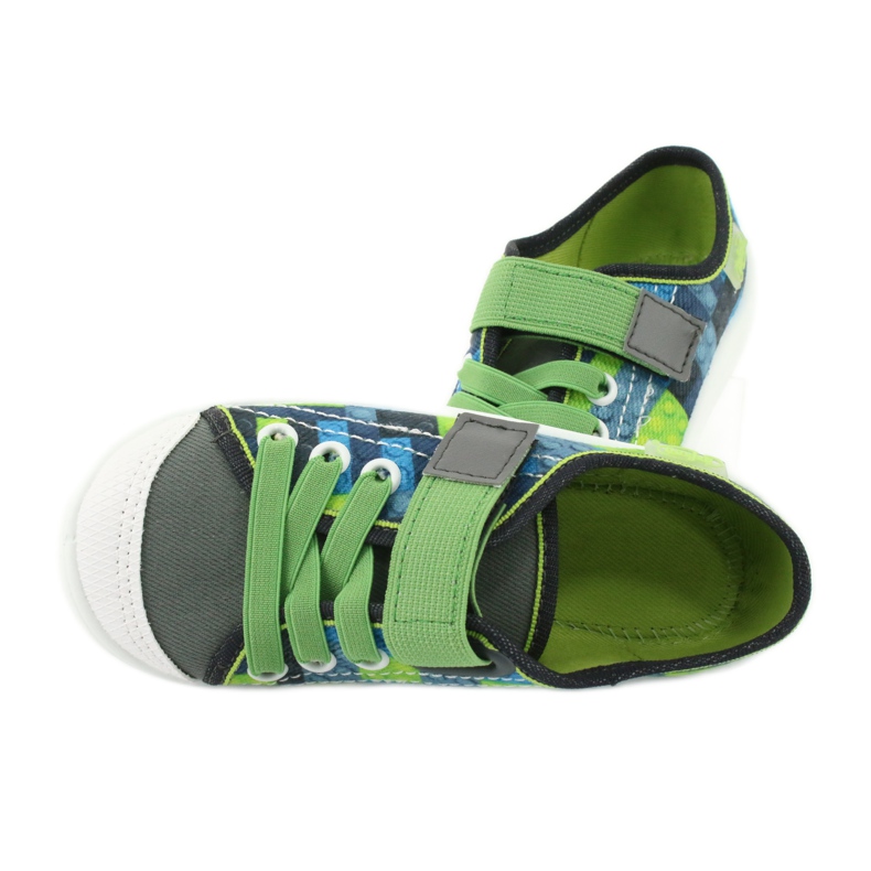 Chaussures pour enfants Befado 251Y148 gris multicolore vert 5