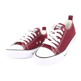 American Club Sneakers homme marron American LH12 rouge 2