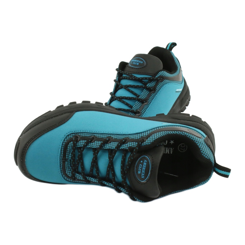 American Club HL05 chaussures de sport softshell imperméables le noir bleu 4