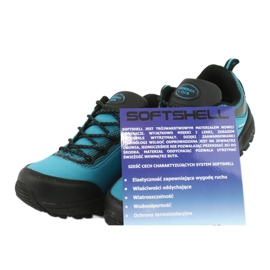 American Club HL05 chaussures de sport softshell imperméables le noir bleu 5