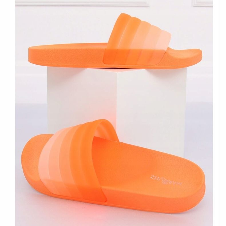 Orange Chaussons femme K-9183 Orange 2