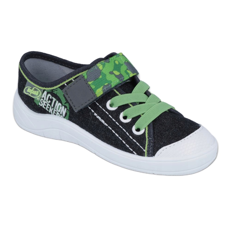Befado chaussures pour enfants baskets pantoufles 251X102 noir 1