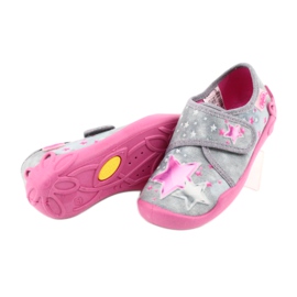 Chaussures enfant Befado 122X002 rose gris 4