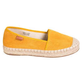 Goodin Espadrilles ajourées jaune 5