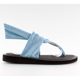 Bleu DD81P Tongs bleus, coton 1