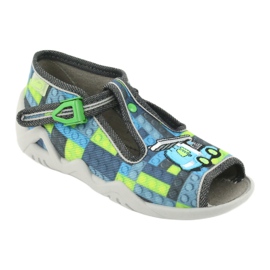 Chaussures enfant Befado 217P104 bleu gris vert 2 Chaussures enfant Befado 217P104 bleu gris vert 2