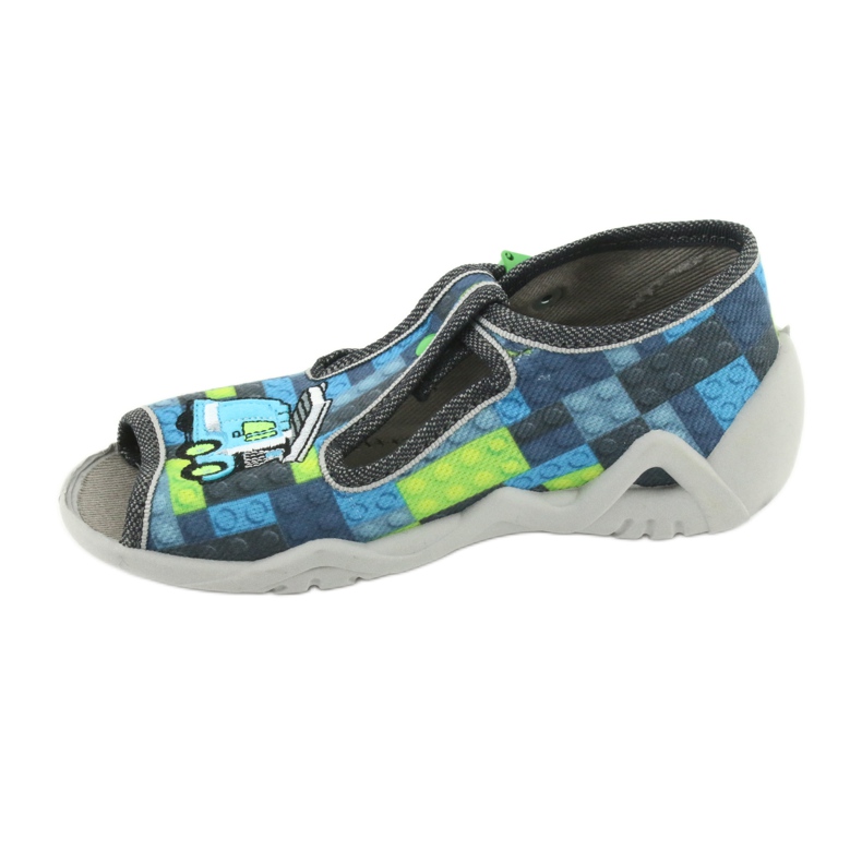 Chaussures enfant Befado 217P104 bleu gris vert 3 Chaussures enfant Befado 217P104 bleu gris vert 3