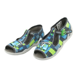 Chaussures enfant Befado 217P104 bleu gris vert 4 Chaussures enfant Befado 217P104 bleu gris vert 4