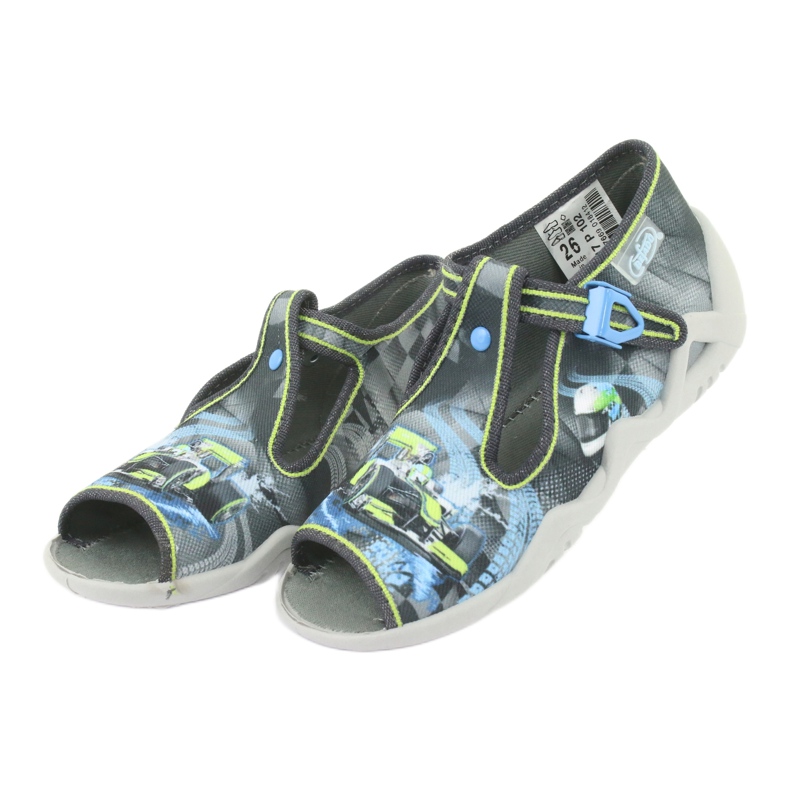 Chaussures enfant Befado 217P102 bleu gris vert 4 Chaussures enfant Befado 217P102 bleu gris vert 4
