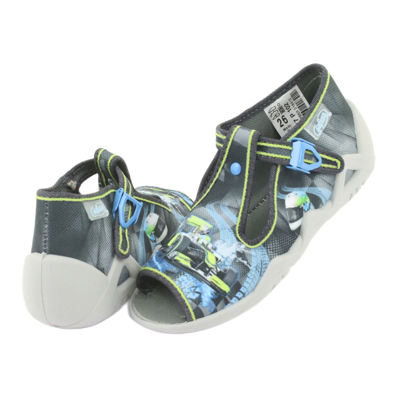 Chaussures enfant Befado 217P102 bleu gris vert 5 Chaussures enfant Befado 217P102 bleu gris vert 5